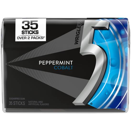 Order Wrigley's 5 Peppermint Cobalt Sugarfree Gum, 35CT food online from Cvs store, FOUNTAIN VALLEY on bringmethat.com