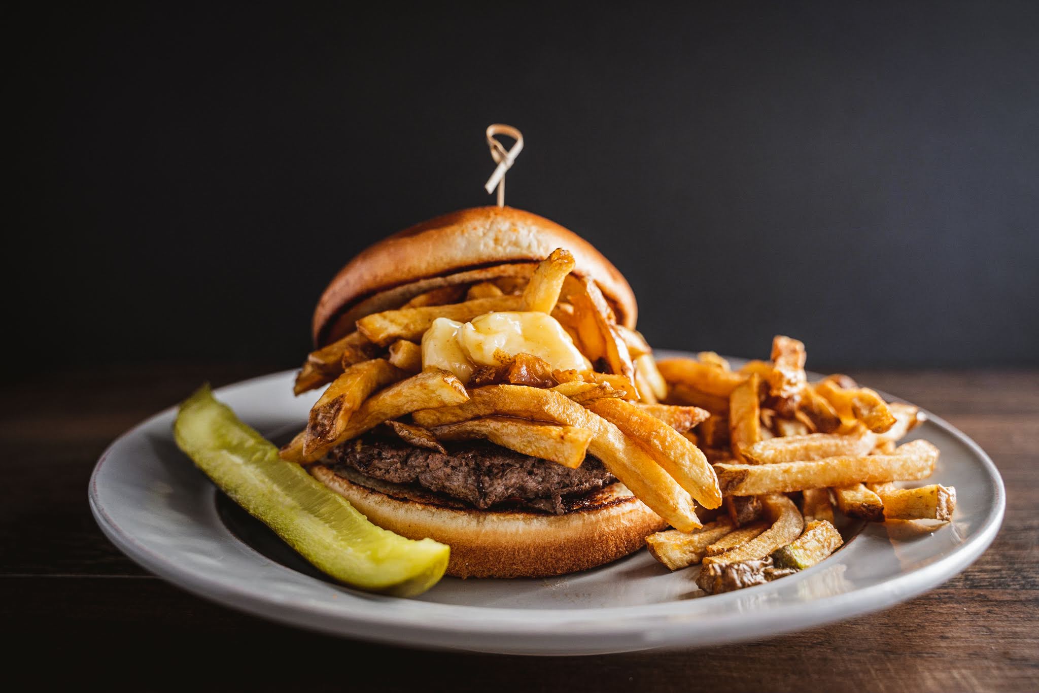 Order Poutine Burger food online from Luna Inspired Street Food store, Ithaca on bringmethat.com