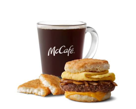 Order Steak Egg Cheese Biscuit Meal food online from Mcdonald's® store, WINSTON SALEM on bringmethat.com