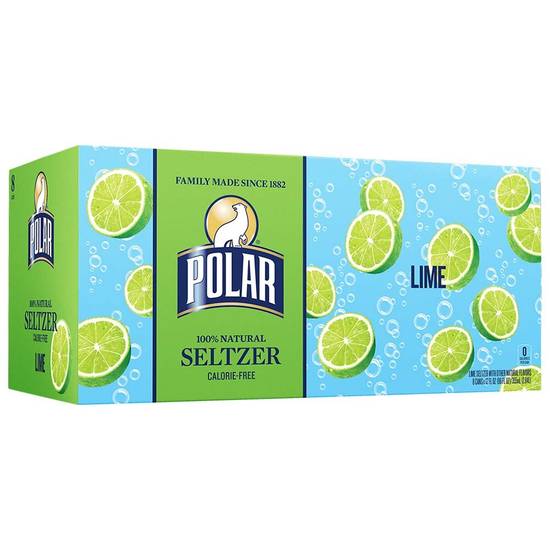 Order Polar Seltzer Lime Sparkling Water, 8pk/12 fl oz cans food online from Cvs store, WESTON on bringmethat.com