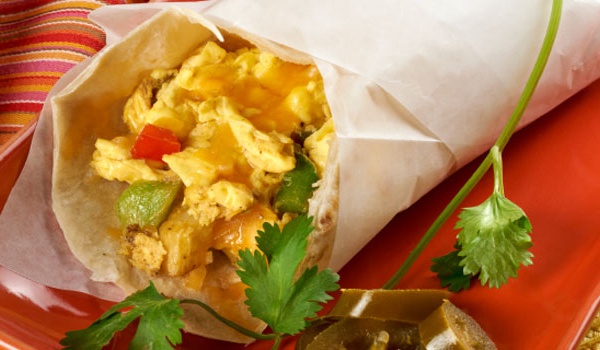 Order BACON Breakfast Burrito food online from Bandido Hideout store, Albuquerque on bringmethat.com