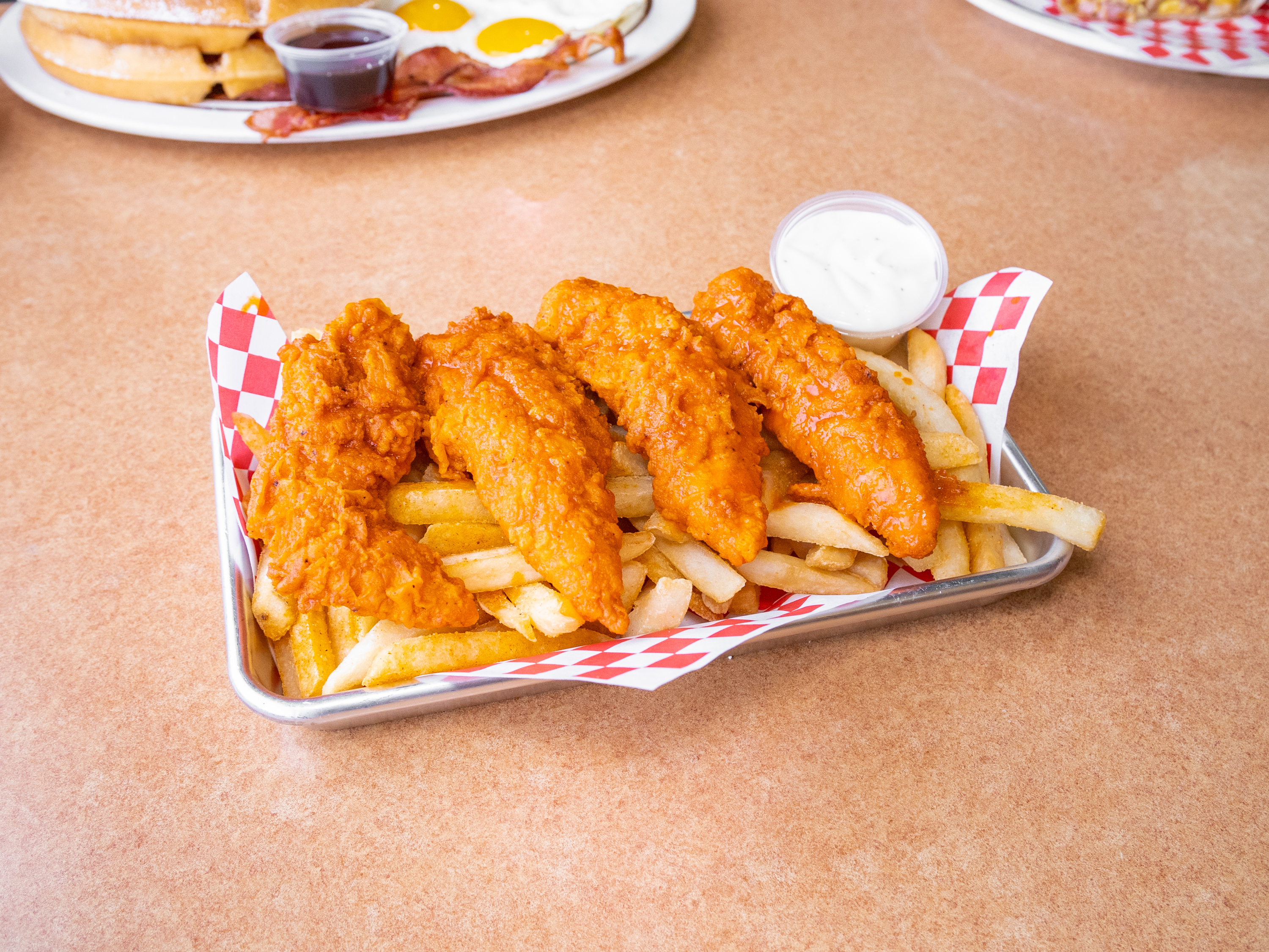 Order Homemade Buffalo Chicken Tenders food online from The Workz store, Lancaster on bringmethat.com