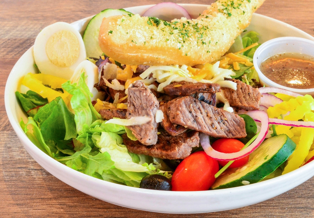 Order Grilled Steak Salad food online from Mr Mike's Pub & Pizza store, Irwin on bringmethat.com