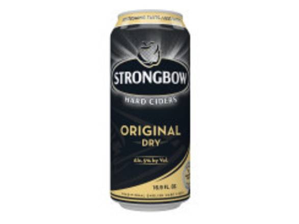 Order Strongbow Original Dry Cider - 4x 16.9oz Cans food online from Goody Goody Liquor Parent store, Dallas on bringmethat.com