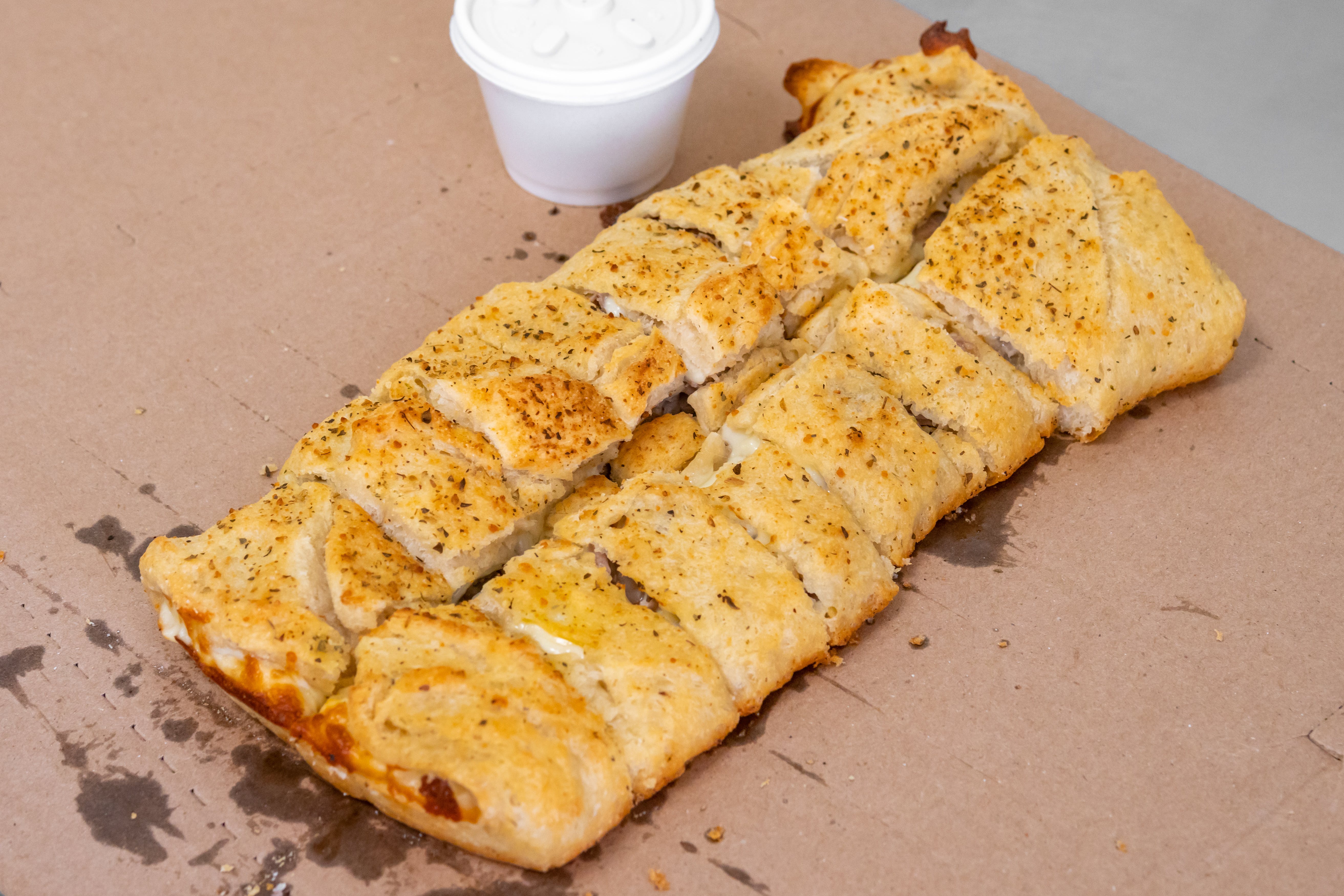 Order Beef Roll - 7'' food online from Pizzas By Marchelloni store, Joliet on bringmethat.com
