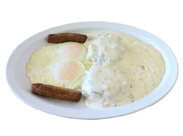 Order Biscuit, Gravy, and Eggs food online from Angelo 6 Burger store, Upland on bringmethat.com