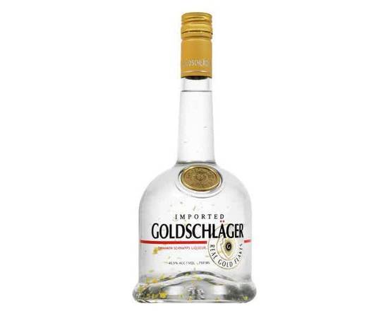 Order Imported Goldschlager Cinnamon  Liqueur, 750mL bottle (43.5% ABV) food online from Central Liquor Market store, Los Angeles on bringmethat.com
