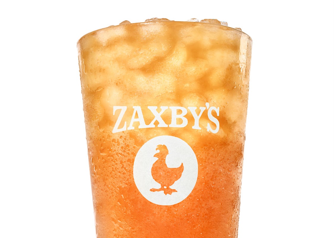 Order Handcrafted Peach Sweet Tea food online from Zaxby's store, Union City on bringmethat.com