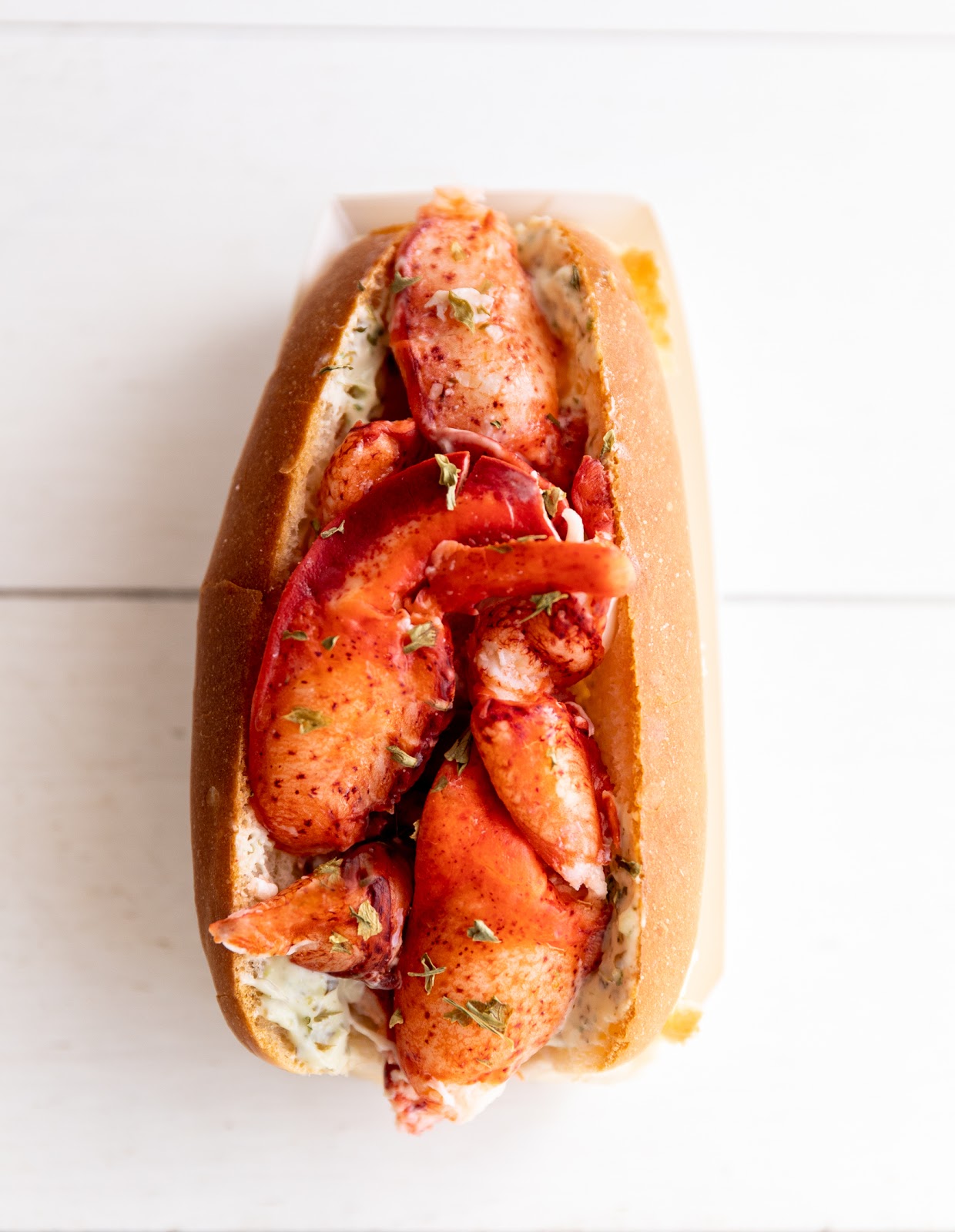 Order Spicy Honey Lobster Roll food online from Luke's Lobster store, Brooklyn on bringmethat.com