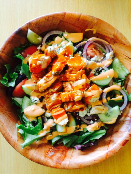 Order Buffalo Chicken Salad food online from Maria's Pizza & Wings store, Cranston on bringmethat.com