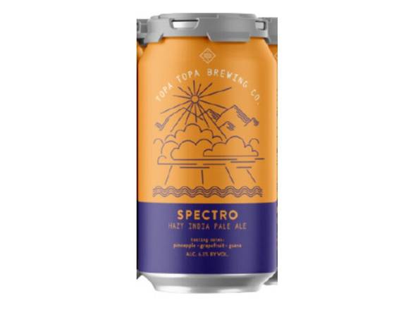Order Topa Topa Spectro Hazy IPA - 6x 12oz Cans food online from Southwest Liquor store, Thousand Oaks on bringmethat.com