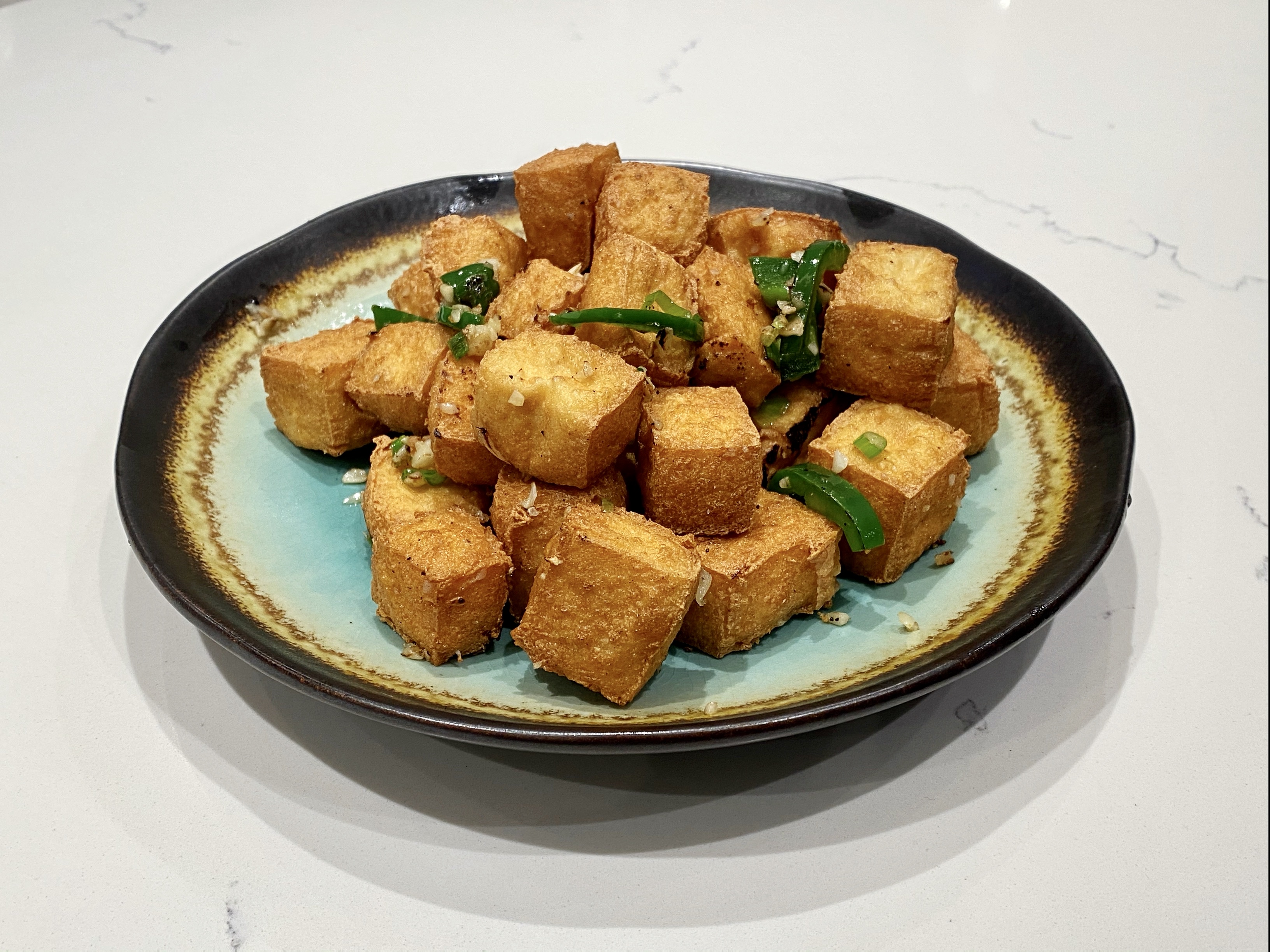 Order A09. Fried Salt and Pepper Tofu food online from Wok Station store, San Francisco on bringmethat.com