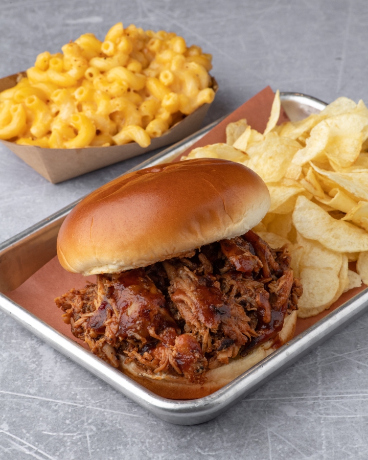 Order Pulled Chicken Sandwich Combo food online from Local Smoke Bbq store, Neptune on bringmethat.com