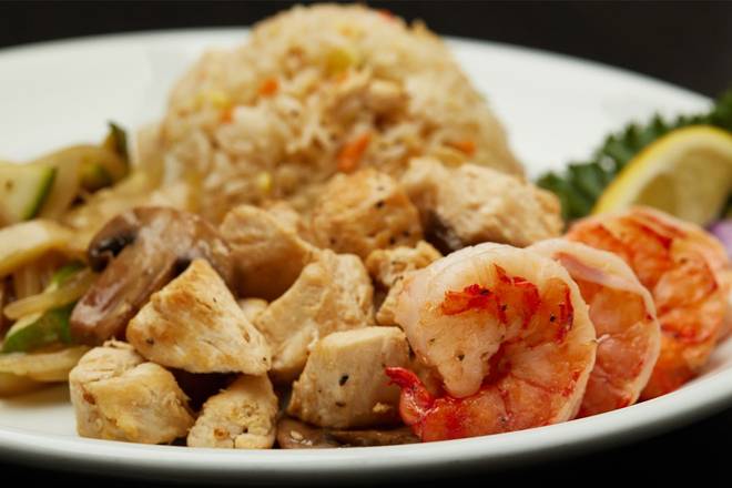 Order HIBACHI CHICKEN & COLOSSAL SHRIMP food online from Ra Sushi store, Wheeling on bringmethat.com