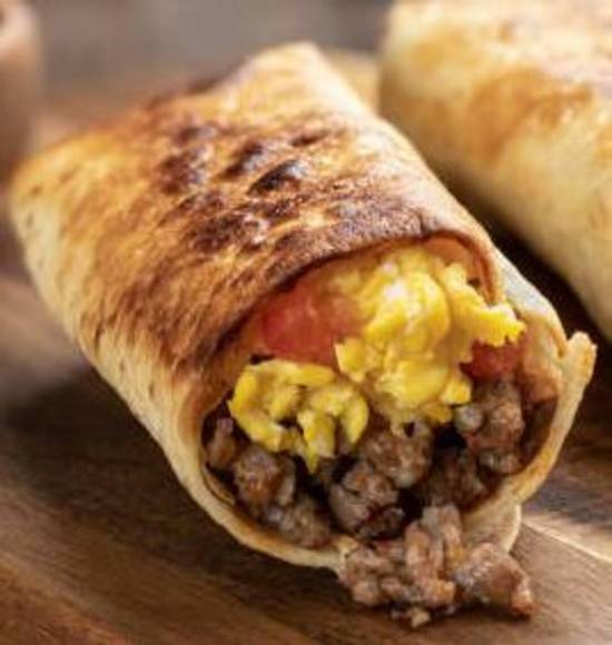 Order Carne Asada Breakfast Burrito.. food online from IV Deli Mart store, Goleta on bringmethat.com