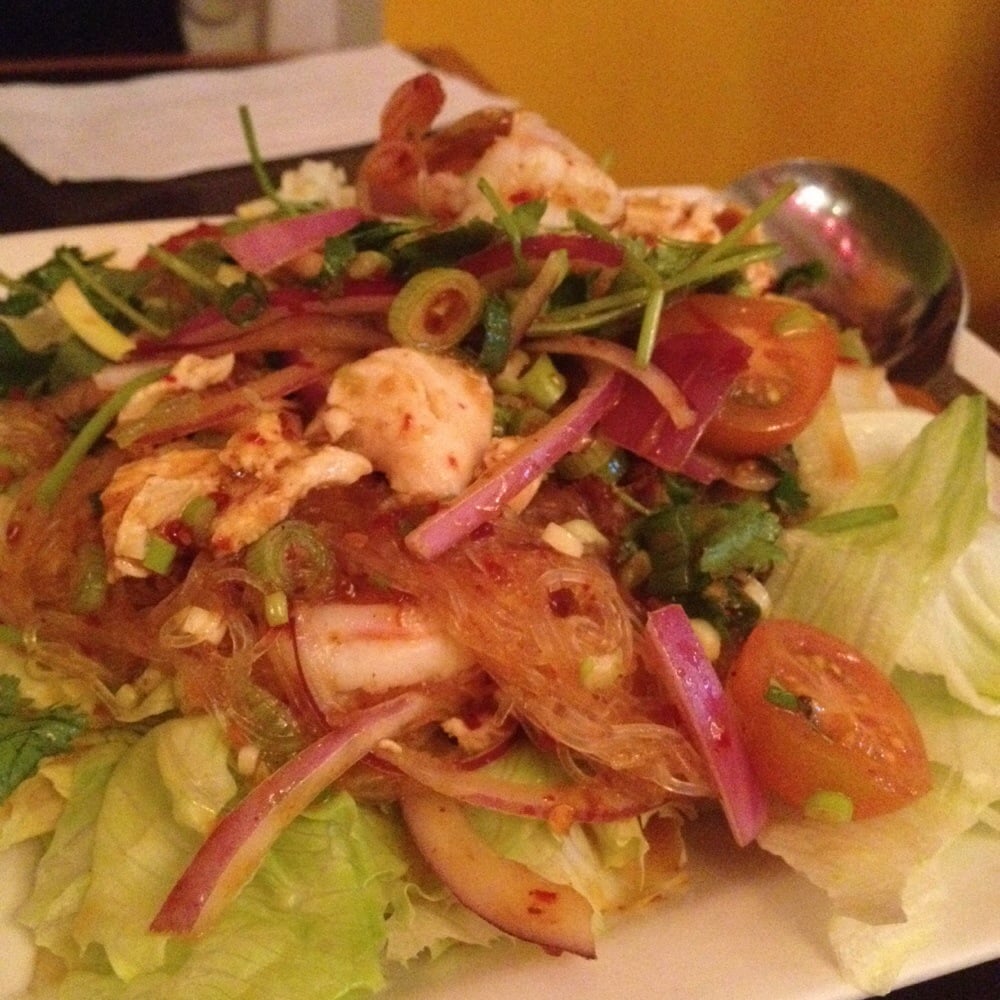 Order 65. Pad Woon Sen food online from Nine & Nine Thai Kitchen store, Pasadena on bringmethat.com