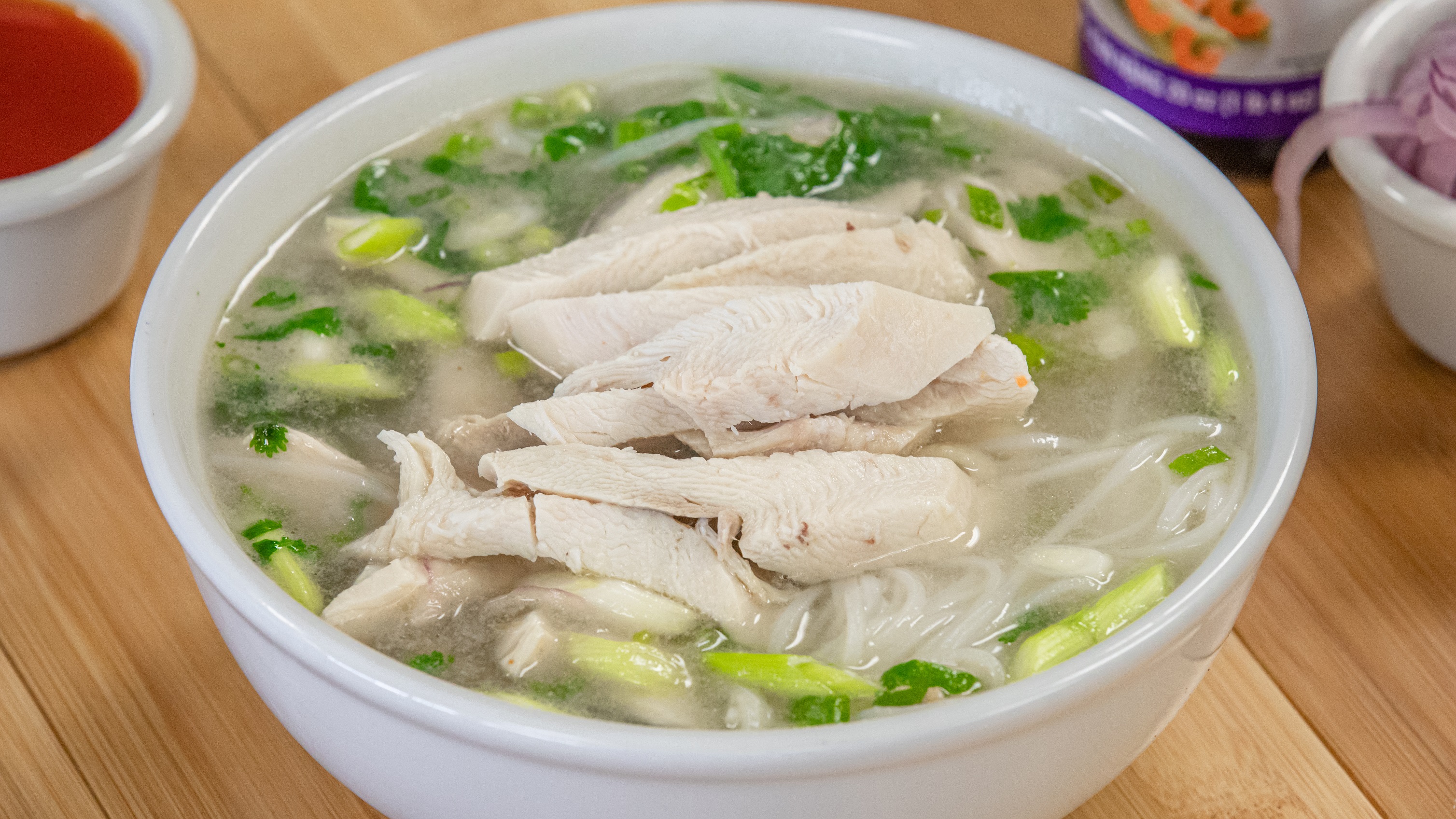 Order 14. Pho Ga Chicken Noodles Soup food online from Pho Cafe Hong Kong Diner store, Reno on bringmethat.com
