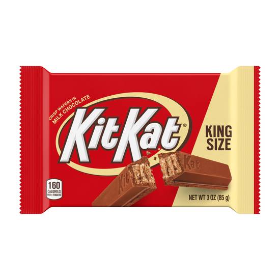 Order Kit Kat Milk Chocolate Wafer Candy Bar, King Size Pack, 3 OZ food online from Cvs store, SAINT CLAIR SHORES on bringmethat.com