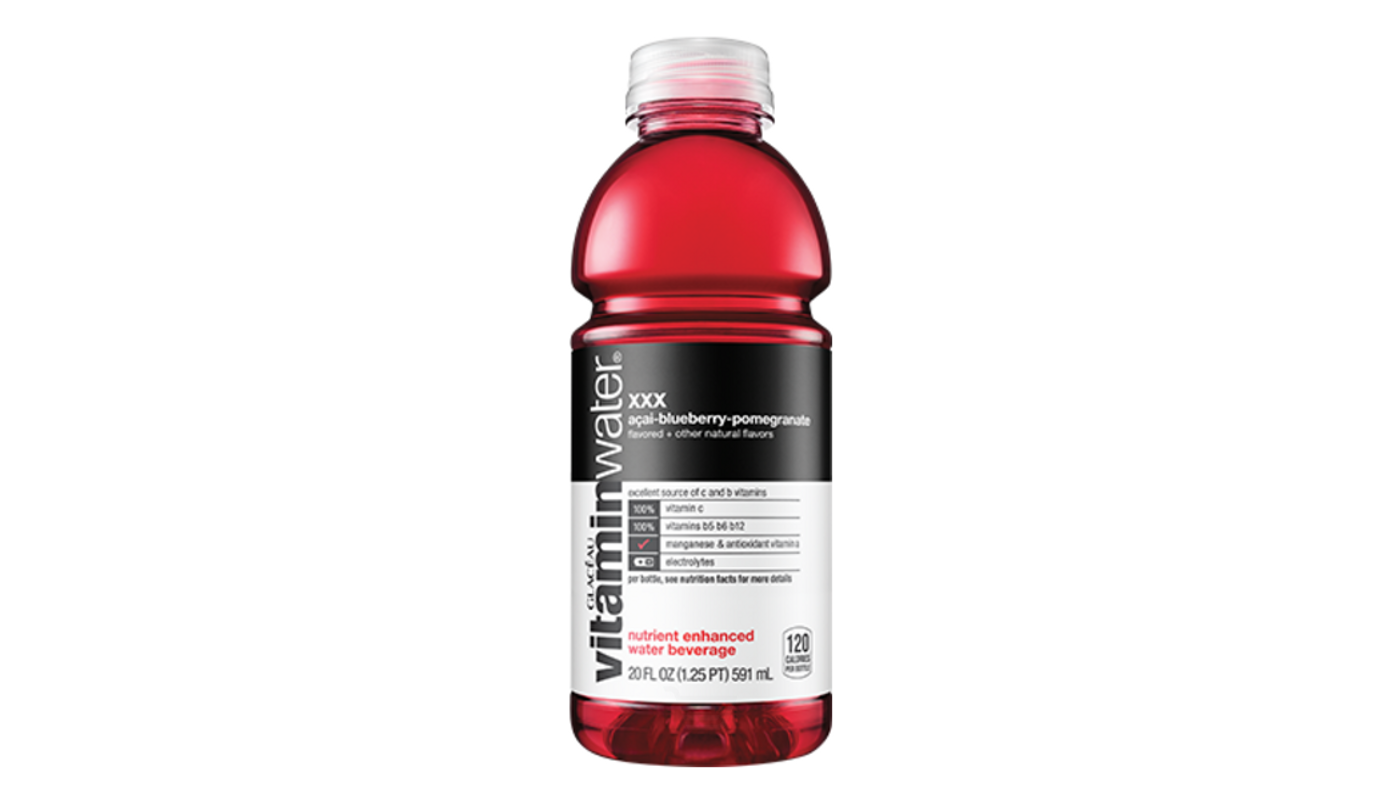 Order Glaceau Vitamin Water Nutrient Enhanced Water Beverage XXX - Acai-Blueberry-Pomegranate 20 oz Bottle food online from Robert Market store, Los Angeles on bringmethat.com
