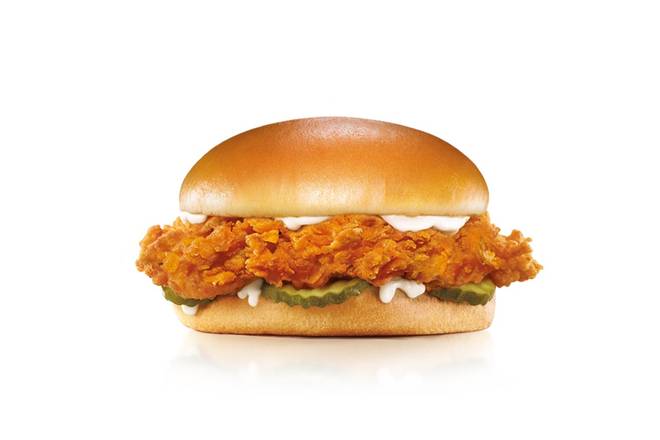 Order Hand-Breaded Chicken Sandwich food online from Hardees store, Springfield on bringmethat.com