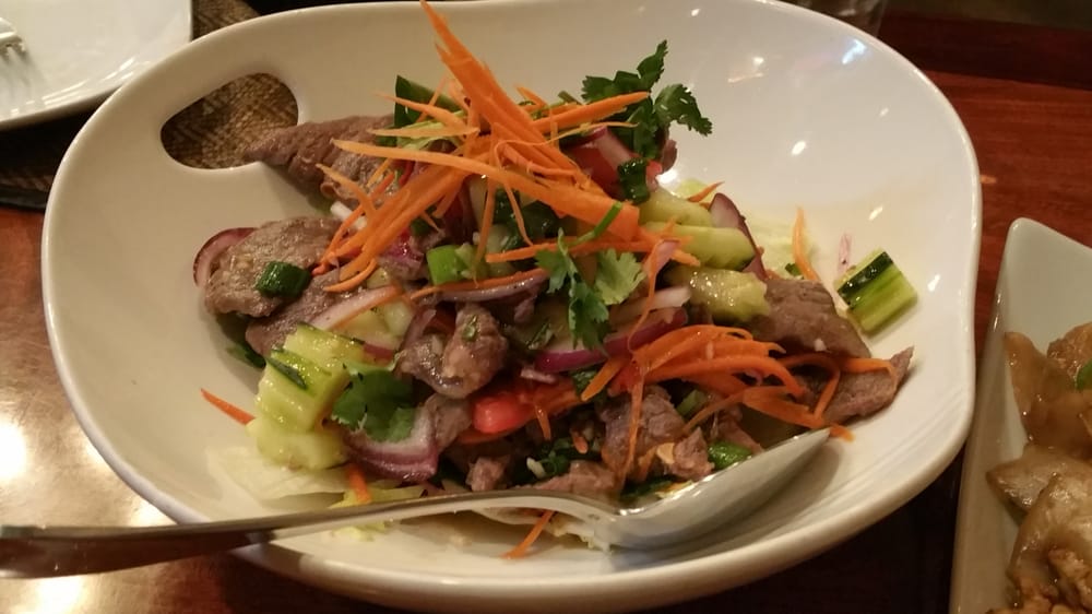 Order Beef Salad food online from Lucky Thai store, Las Vegas on bringmethat.com