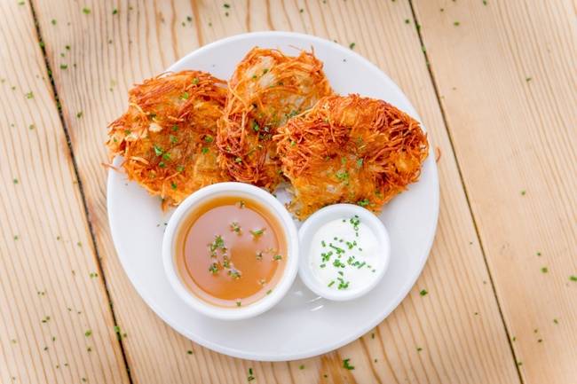 Order Potato Pancakes food online from Suppenkuche store, San Francisco on bringmethat.com