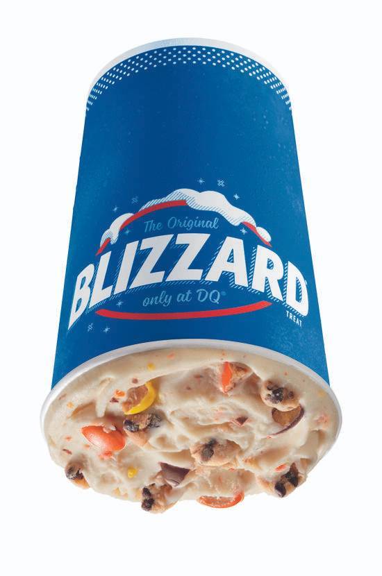 Order Reese's Pieces Cookie Dough Blizzard Treat food online from Dairy Queen store, Wolfforth on bringmethat.com