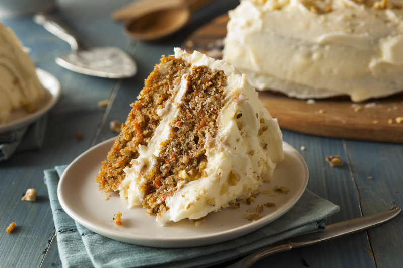 Order Carrot Cake Slice food online from The Butcher Grille store, Dearborn on bringmethat.com