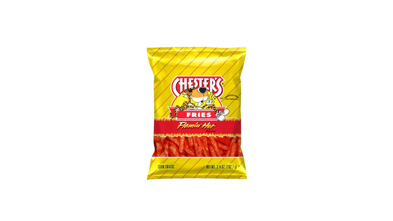 Order Chesters Hot Fries 3.625 oz food online from Rebel store, Las Vegas on bringmethat.com