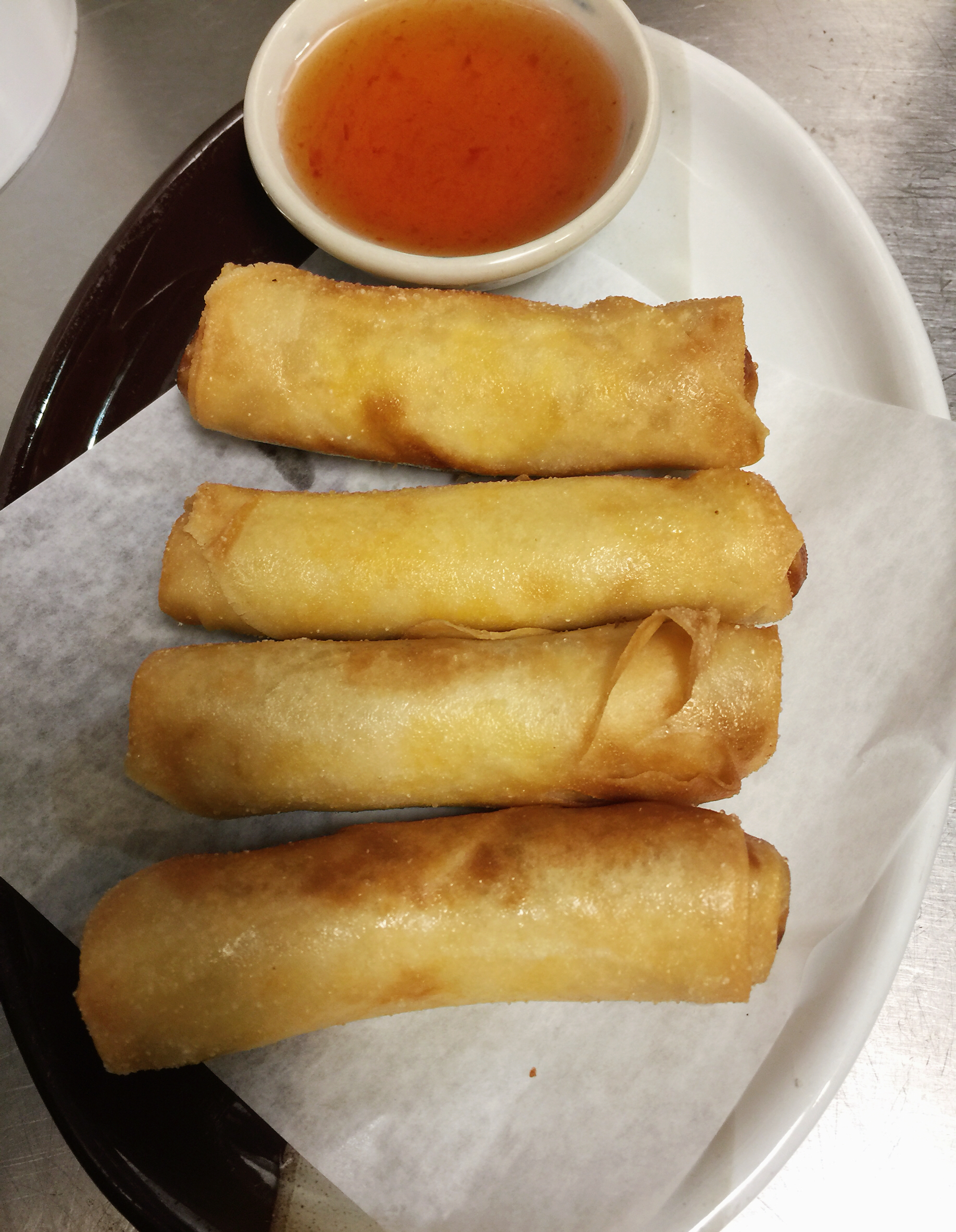 Order A2. Egg Rolls（4pcs) food online from Rice Thai Cafe store, Chicago on bringmethat.com