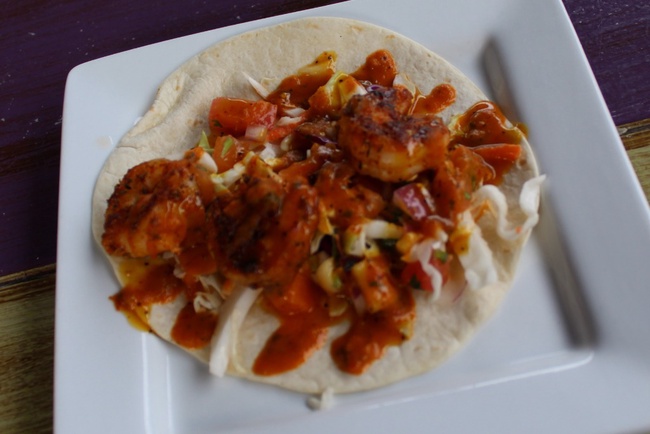 Order Blackened Shrimp Taco food online from Cantina Louie store, Asheville on bringmethat.com