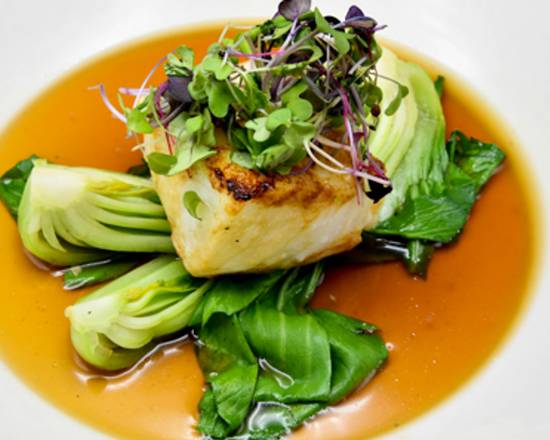 Order Miso Marinated Sea Bass food online from Mortons The Steakhouse store, Naperville on bringmethat.com