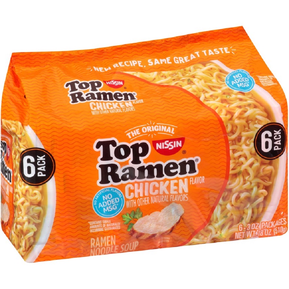Order Nissin Ramen Noodle Soup, Chicken Flavor, 3 oz packages - 6 ct food online from Rite Aid store, Chino Hills on bringmethat.com
