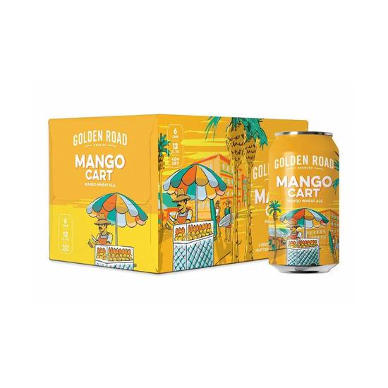 Order Golden Road Mango Cart  | 5% abv food online from Pink Dot store, Chino Hills on bringmethat.com