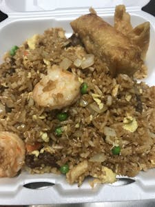 Order L午. Shrimp Fried Rice 虾炒饭L5 food online from Moon Wok store, Lenexa on bringmethat.com