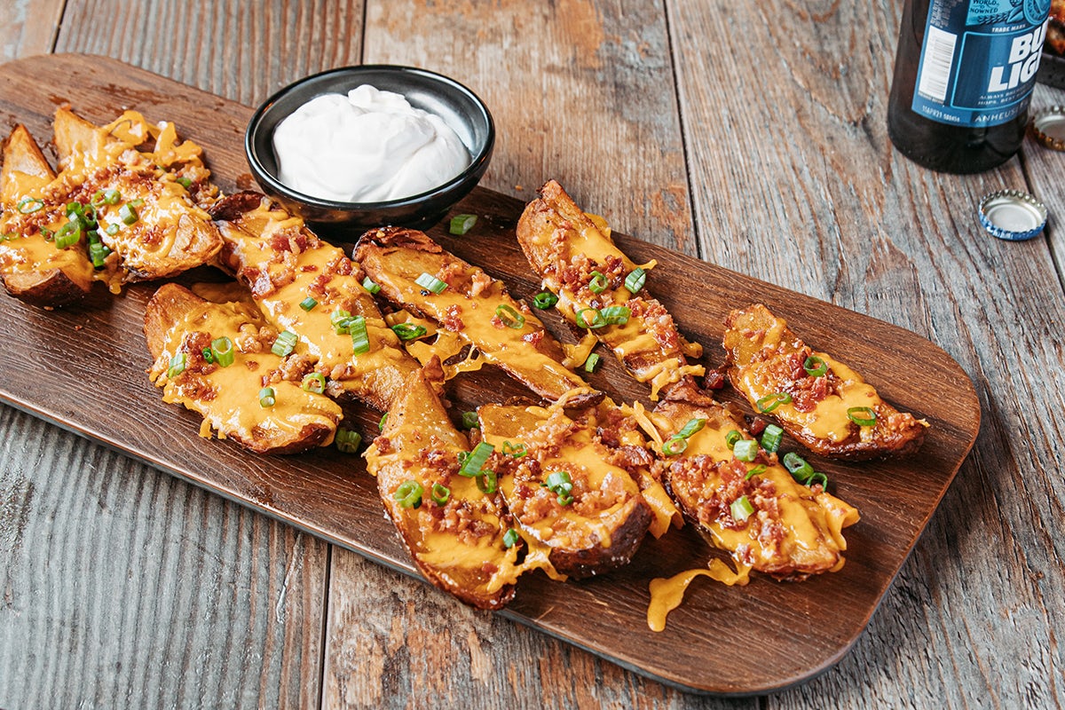 Order Party Pack Made-From-Scratch Potato Skins food online from Logan's Roadhouse store, Lexington on bringmethat.com