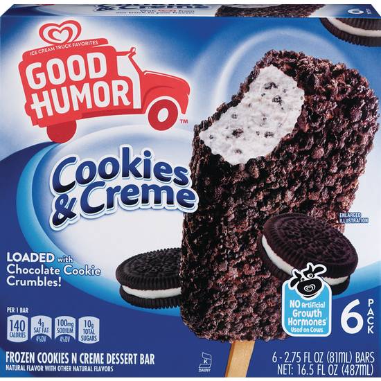 Order GOOD HUMOR COOKIES AND CREAM BAR food online from Cvs store, ALISO VIEJO on bringmethat.com