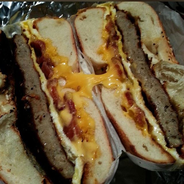 Order 2. 2 Eggs with Boar's Head Sausage Sandwich food online from 5 brothers gourmet deli store, New York on bringmethat.com