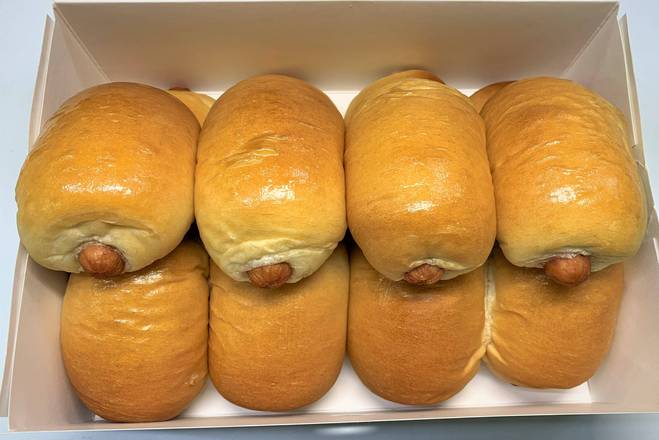 Order Dozen Small  Kolaches w/Cheese food online from Good Donuts store, Fort Worth on bringmethat.com