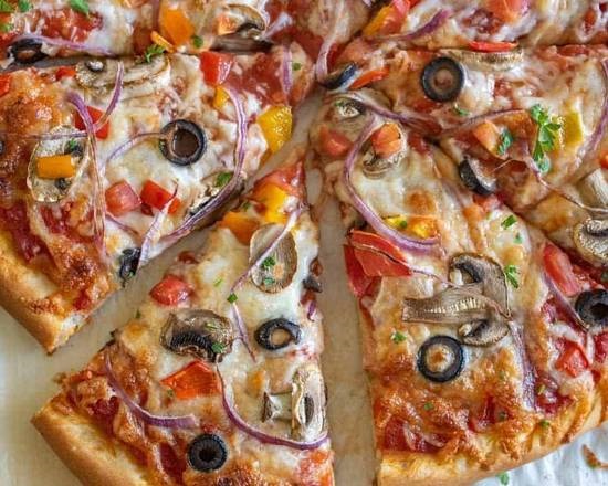 Order Vegetarian Pizza food online from Tony's Pizza store, Whittier on bringmethat.com