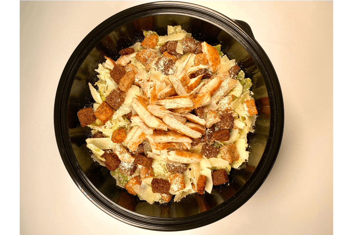 Order Caesar Party Salad food online from Friendly Family Restaurant store, Camp Hill on bringmethat.com