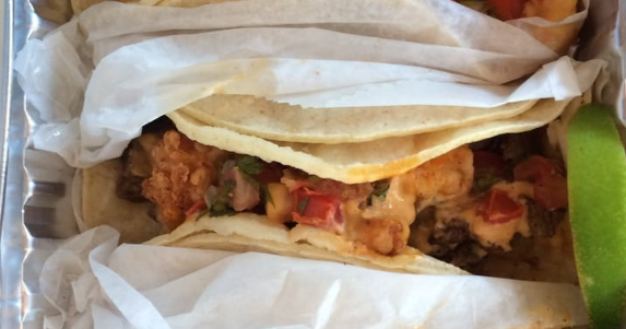 Order Surf and Turf Taco food online from Taqueria Kermes store, Ridgewood on bringmethat.com