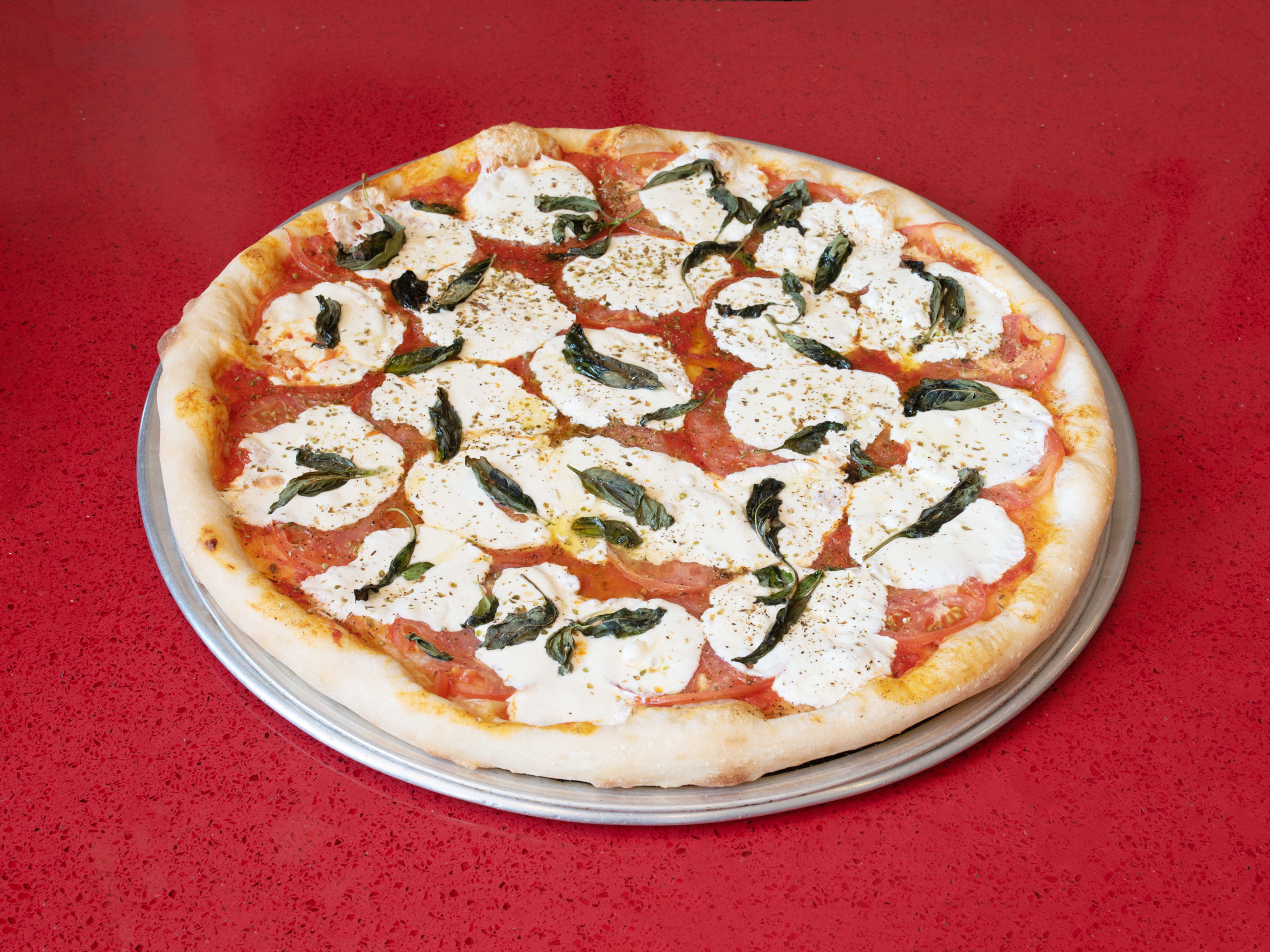 Order Margherita Pizza food online from Michael & Sons Italian Food & Pizza store, Flushing on bringmethat.com