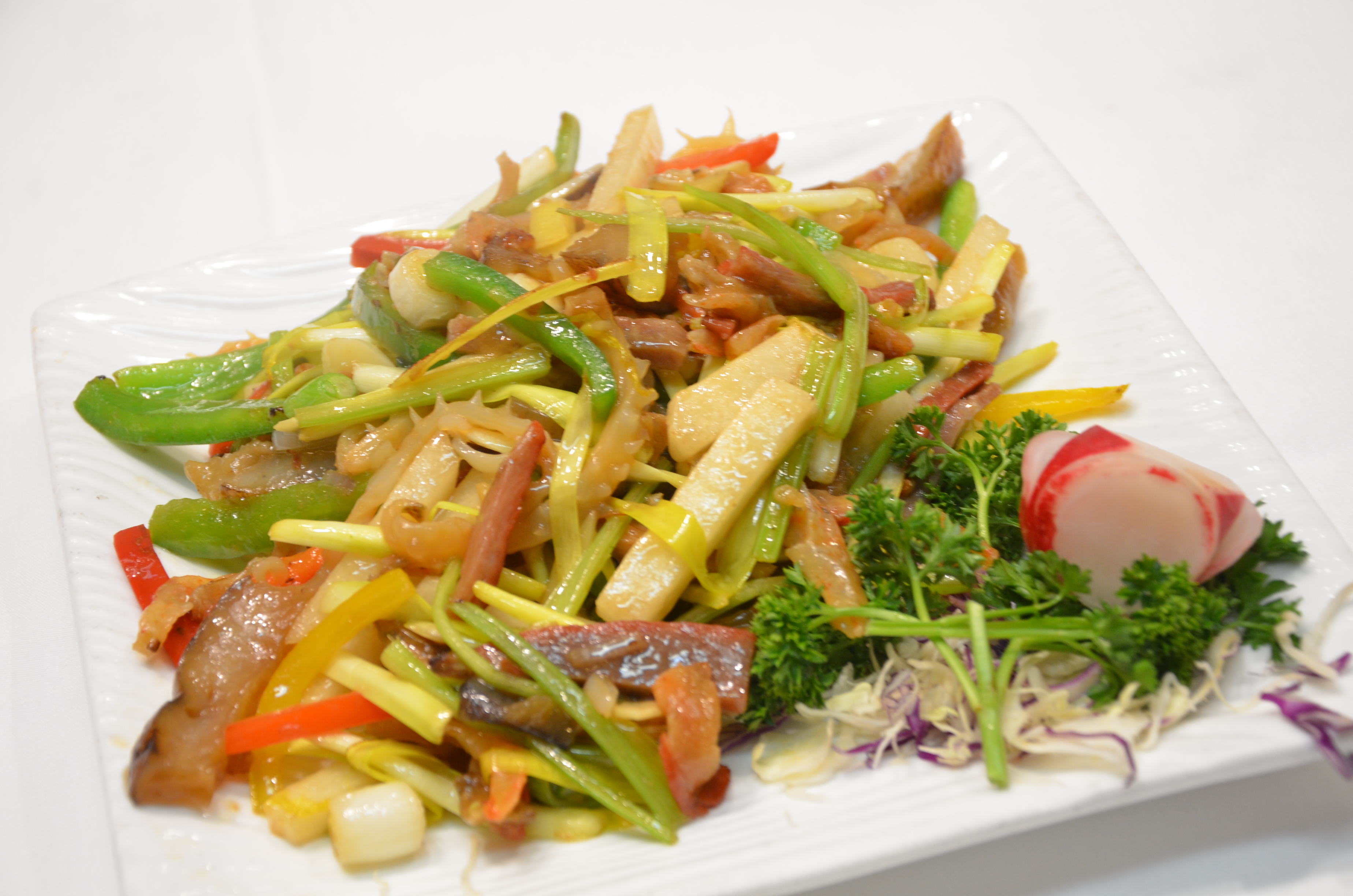 Order Asian Pearl Stir Fry with Sea Cucumber Special food online from Asian Pearl store, Richmond on bringmethat.com
