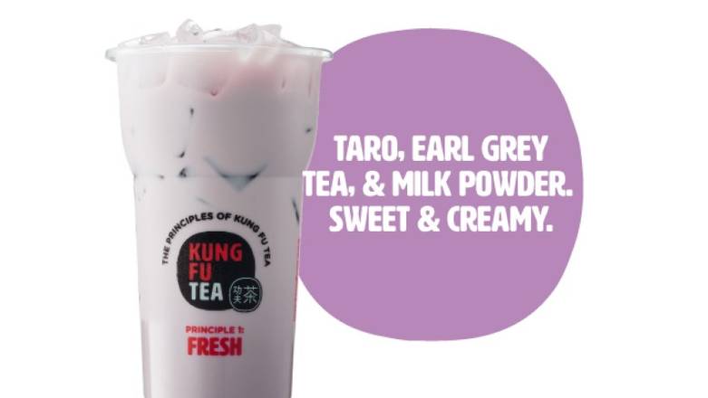 Order Taro Milk Tea food online from Kungfu Tea Media store, Media on bringmethat.com