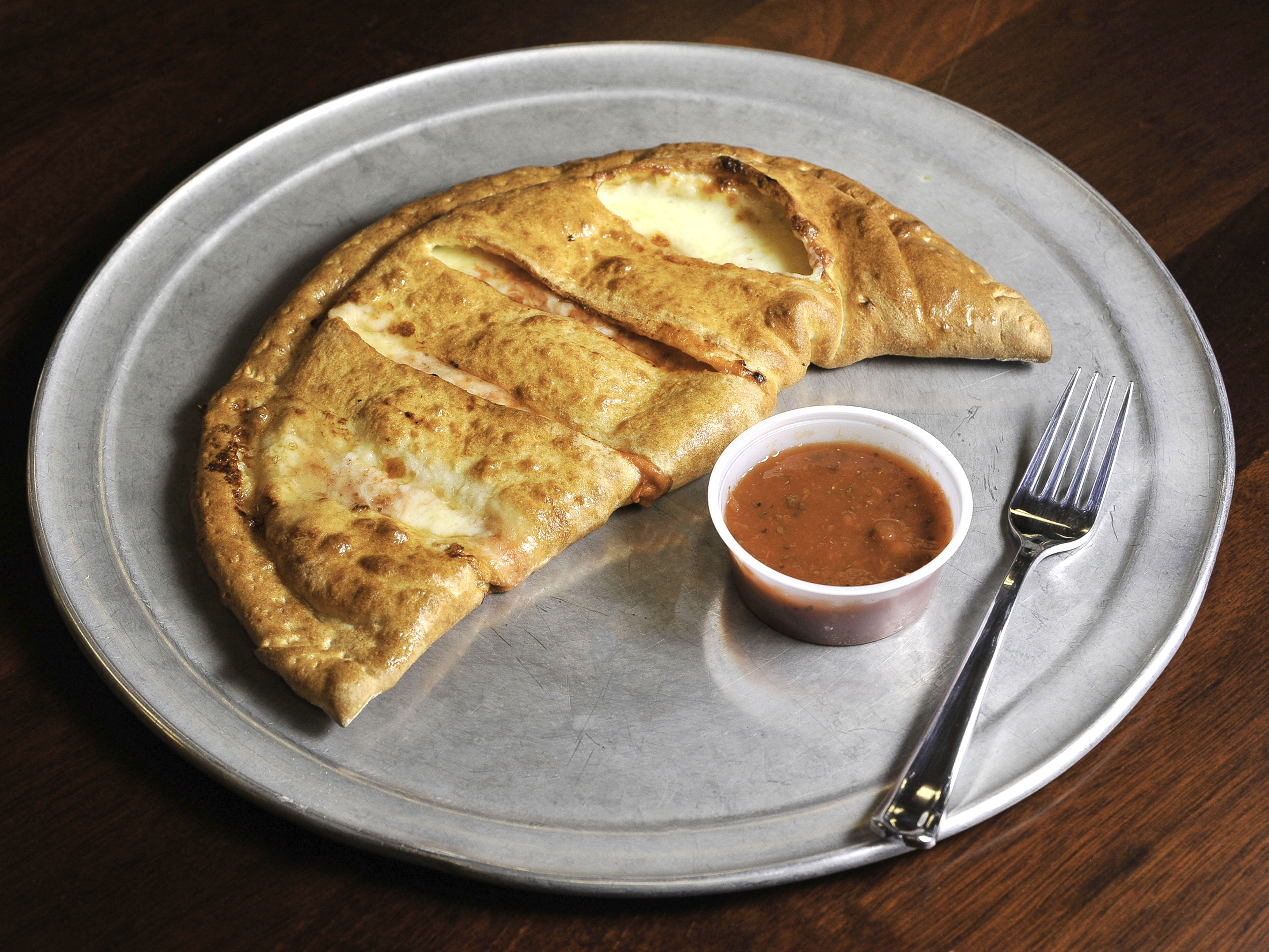 Order Regular Calzone food online from B & B Pizza store, Griffin on bringmethat.com