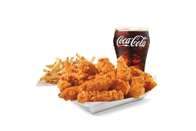 Order 10 Piece - Hand-Breaded Chicken Tenders™ Box Combo food online from Hardee store, Russellville on bringmethat.com