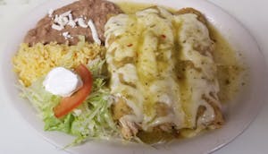 Order Enchiladas Verdes Dinner food online from Mexico Restaurant store, Des Plaines on bringmethat.com