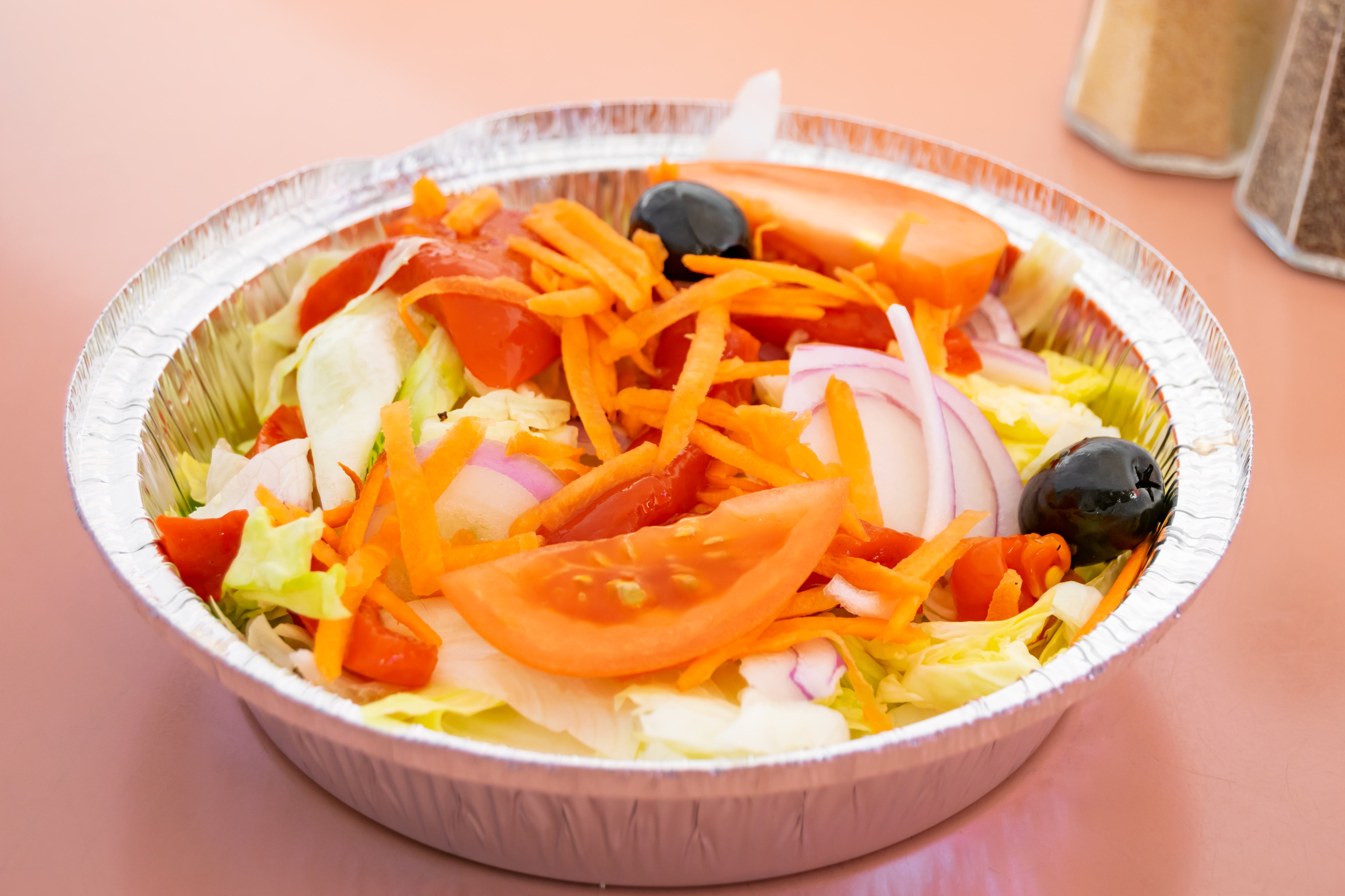 Order Tossed Garden Salad - Salad food online from Angelo's Pizza store, Bloomfield on bringmethat.com