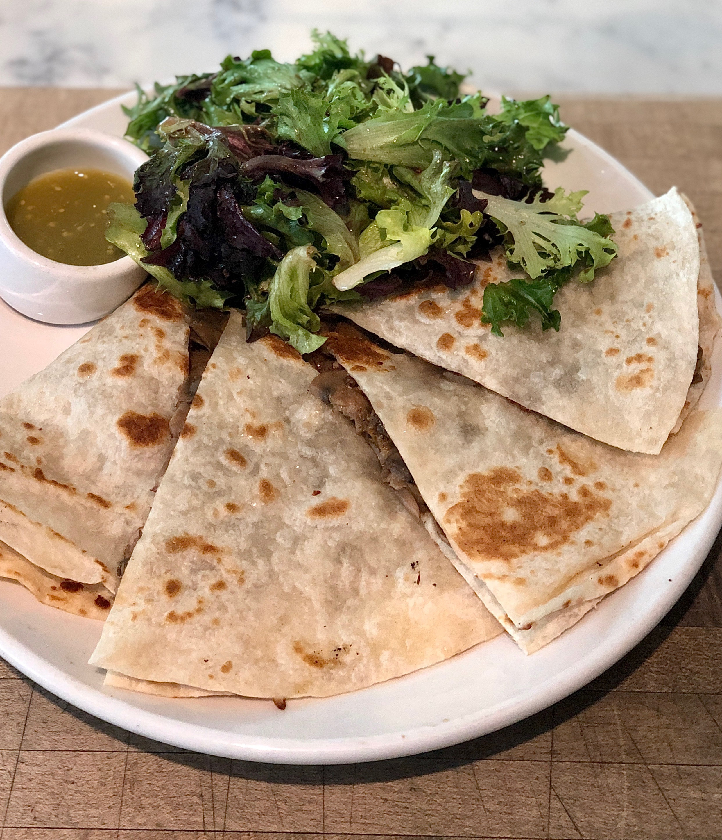 Order Quesadillas food online from Plein Air Cafe store, Chicago on bringmethat.com